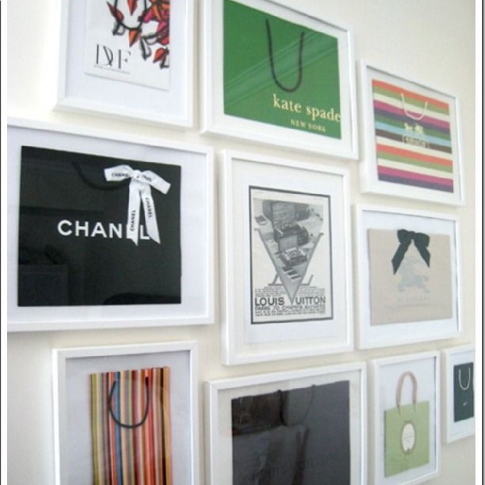 Designer Shopping Bag Bundle - Prada, Tiffany, etc